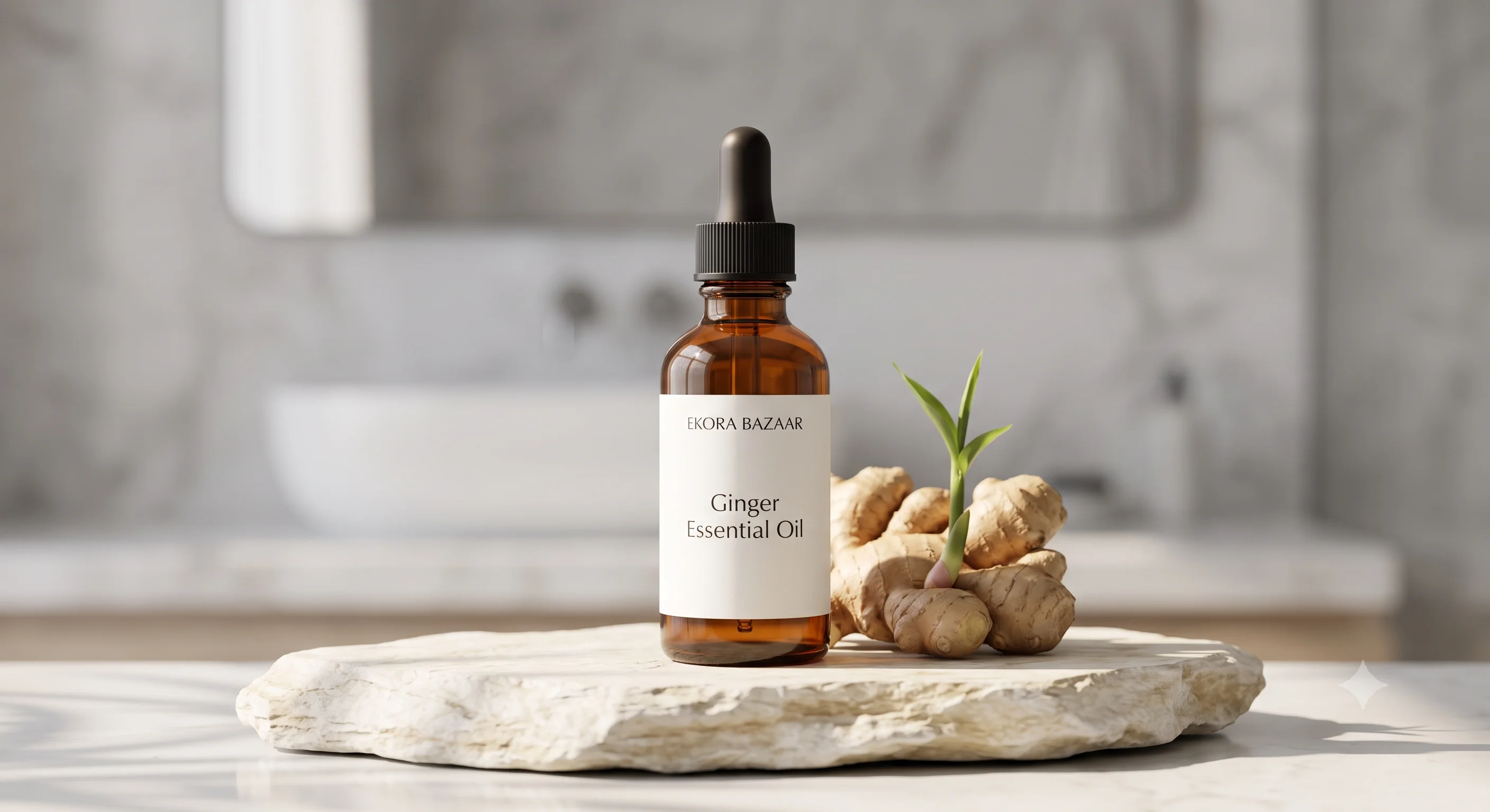 GINGER ESSENTIAL OIL 100% PURE, NATURAL & GRADE FOR HAIR & SKIN CARE